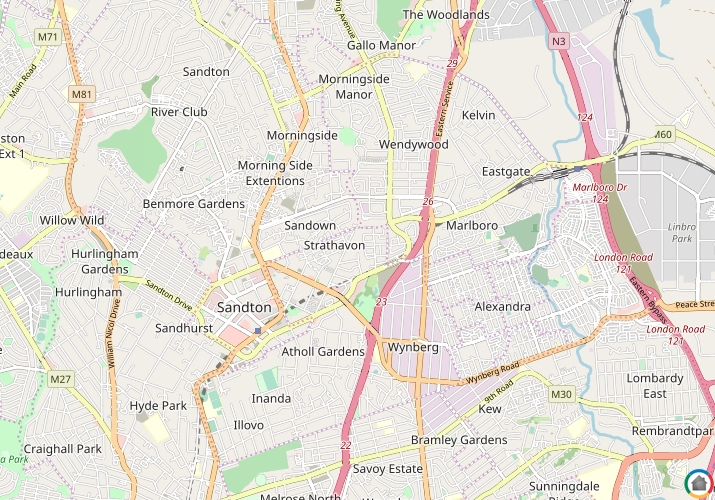 Map location of Strathavon